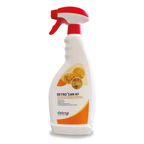 Desinfetante para vidros - Detro San AF - Detro Healthcare - para dispositivos médicos / em espuma / 1.000 ml