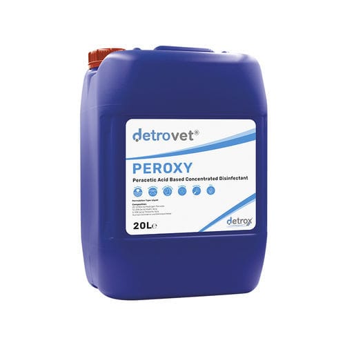 Desinfetante para pisos e outras superfícies - Detrovet Peroxy - Detro Healthcare - líquido / 5.000 ml / 1.000 ml