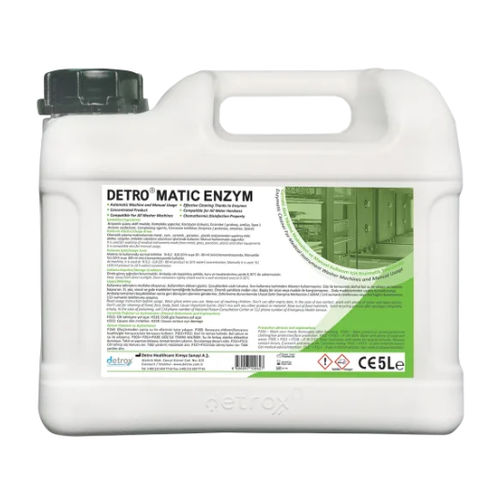 Detergente espumante - Detro Matic - Detro Healthcare - líquido / 5.000 ml / com enzimas