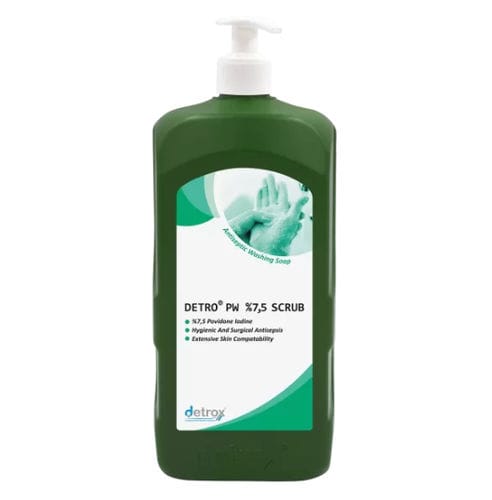 Sabonete líquido desinfetante virucida - Detro PW Scrub - Detro Healthcare - fungicida / bactericida