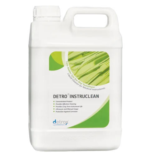Detergente líquido - Detro Instruclean - Detro Healthcare - 5.000 ml / para instrumentos odontológicos / para endoscópios