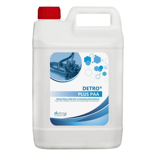 Desinfetante para endoscópios - Detro Plus Paa - Detro Healthcare - para instrumentos cirúrgicos / líquido / 5.000 ml