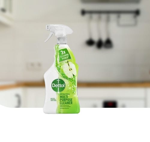 Detergente líquido - Green Apple  - Dettol - 750 ml / à base de peróxido de hidrogênio / à base de álcool