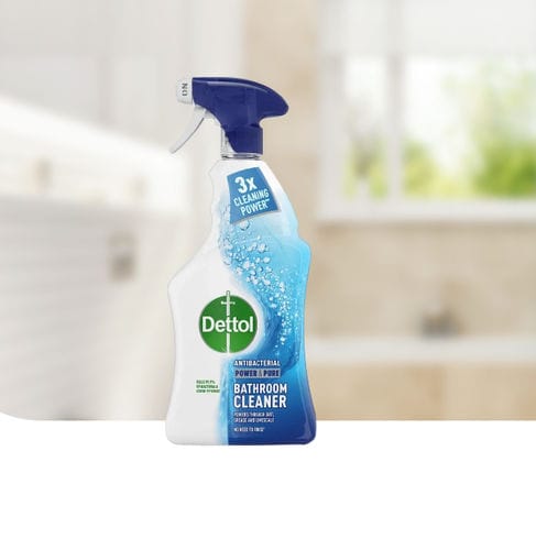 Desinfetante para pisos e outras superfícies - Power & Pure - Dettol - líquido / 1.000 ml / à base de ácido cítrico