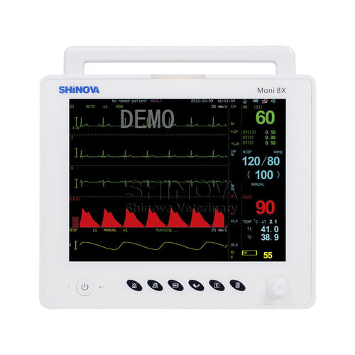 Monitor multiparamétrico compacto - Moni 8X - Shinova Medical Co., Ltd - portátil / de ECG / de temperatura