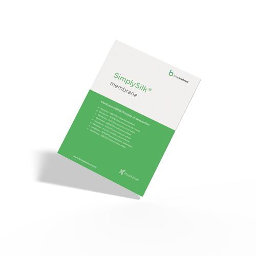 Remendo para cirurgia bucal - SimplySilk® Barrier Magnesium - Bioceramed - orbital / xenoenxerto / absorvível