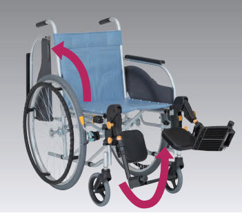 Cadeira de rodas manual - CM-251HB-SE - Matsunaga Manufactory - para ambientes externos / para ambiente interno / dobrável