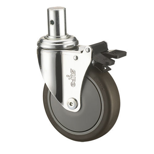 Rodízio para dispositivo médico - 1M-C01-05D-100-451 - Zhongshan Xiangrong Caster Manufacturing Co.,Ltd