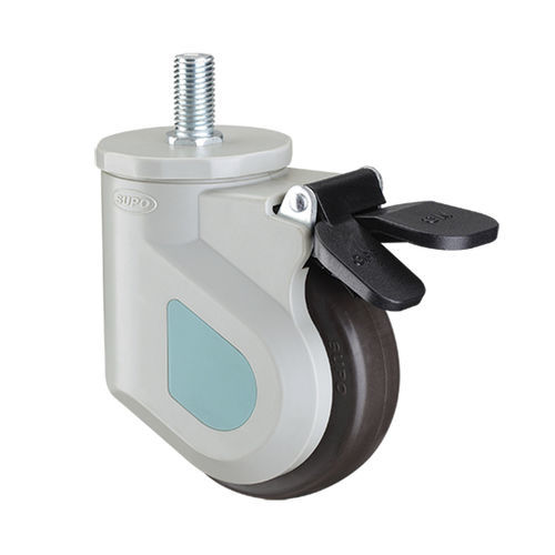 Rodízio para dispositivo médico - 1M-HP02-02-100-451 - Zhongshan Xiangrong Caster Manufacturing Co.,Ltd