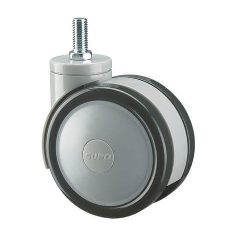 Rodízio para dispositivo médico - 1M-HP21-02-100-313 - Zhongshan Xiangrong Caster Manufacturing Co.,Ltd - em poliuretano