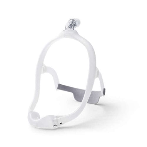 Máscara de ventilação nasal - DreamWear - Philips - transparente / regulável
