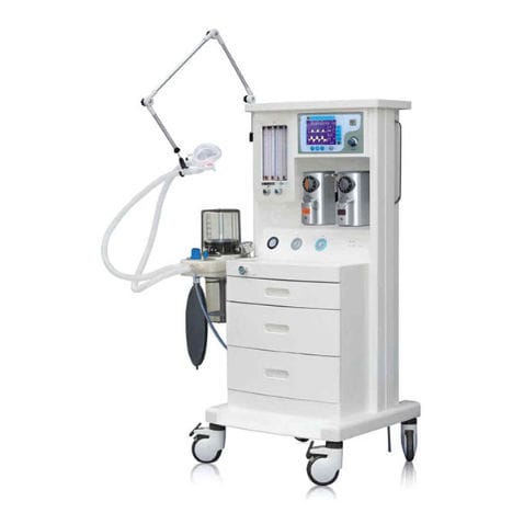 Aparelho de anestesia infantil - Nanjing Norman Biological - com carrinho / com monitoramento respiratório / com ventilador