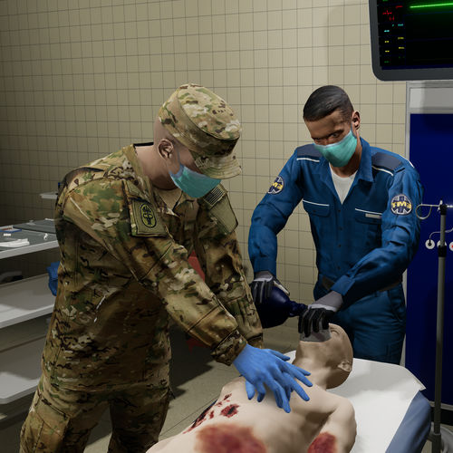 Software de simulação paciente - Exonicus ™ - Exonicus Trauma Simulator™ - para treinamento / de simulação 3D / para simulação médica