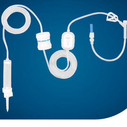 Kit de infusão com câmara de gotejamento - KS-IV303-PF-12 - Kapsam - com conector em Y / com trocador de calor