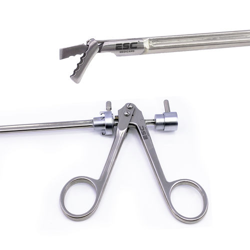 Pinça para urologia - ESC Medicams - de remoção de cálculos renais / reutilizável / em aço inoxidável