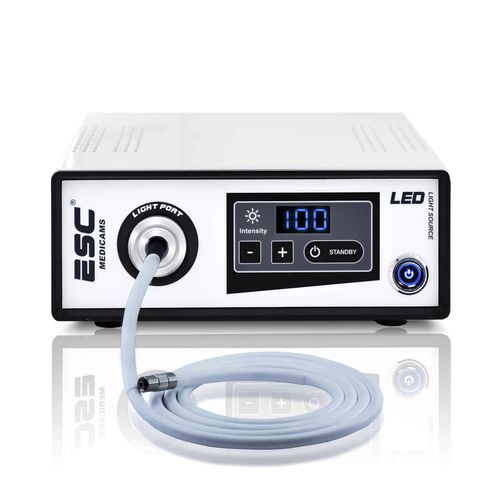 Fonte de luz para endoscópio - ESC-LED-80W - ESC Medicams - de LED / compacta / portátil