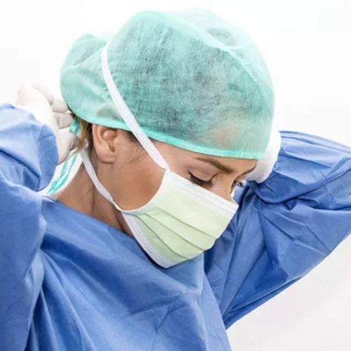 Touca hospitalar com elástico - Altfort Projects - em polipropileno / em não tecido / respirável