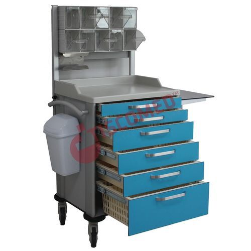 Carrinho de anestesia - TEC 4515 - Tiscomed - hospitalar / para hospital / para medicamentos