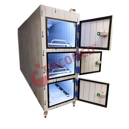 Câmara mortuária 2 corpos - TOMU 6030 - Tiscomed - 3 corpos / 1 corpo / 6 corpos
