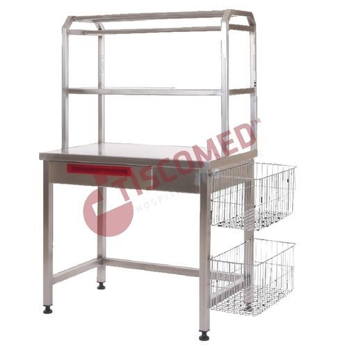Mesa de inspeção de roupa - TTVS 4800 - Tiscomed - de preparo e embalagem de instrumentos médicos / retangular / modular