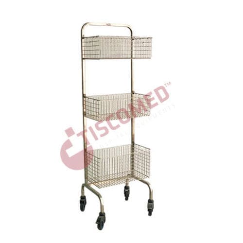 Carrinho hospitalar - TTAC 3389 - Tiscomed - para hospital / para uso geral / de transporte