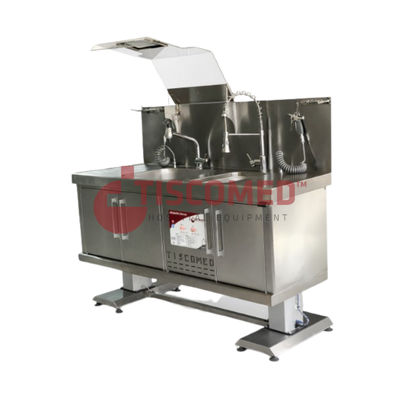 Estação de pré-limpeza para instrumentos odontológicos - TUCS 4501 - Tiscomed - para instrumentos médicos / de laboratório / com altura regulável