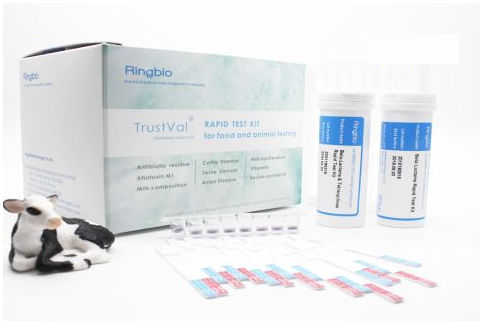 Teste rápido veterinário - BTM1  - Ring Biotechnology Co Ltd. - de segurança alimentar / clínico / para leite