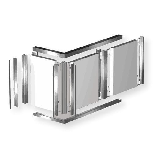Estrutura de parede para salas limpas - SS2000 - MayAir Manufacturing (M) Sdn Bhd