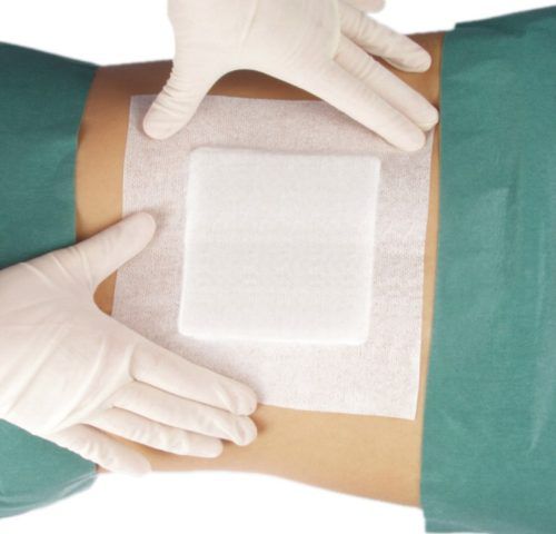 Curativo em silicone - Plastofix - Matopat - em tecido não tecido (TNT) / hipoalergênico