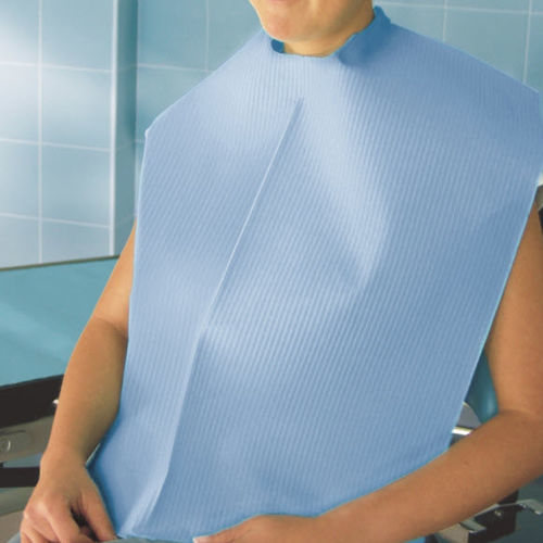 Babador hospitalar descartável - Matodrape - Matopat - para adulto / infantil / azul