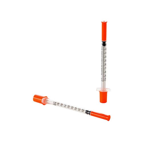 Seringa de insulina - E40I30/12 - Jiangsu Eyoung Medical Devices - 1 ml / 0,5 ml / em polipropileno