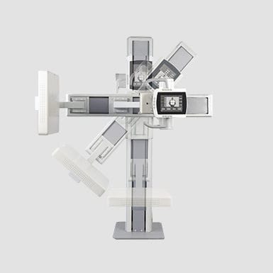 Sistema de radiografia digital - 6600E - Shenzhen Lanmage Medical Technology - para radiografia geral / com mesa móvel / com braço porta-tubo giratório