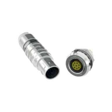 Conector macho-fêmea - Metal B - JPC Connectivity - para dispositivos médicos / para o setor médico / reto
