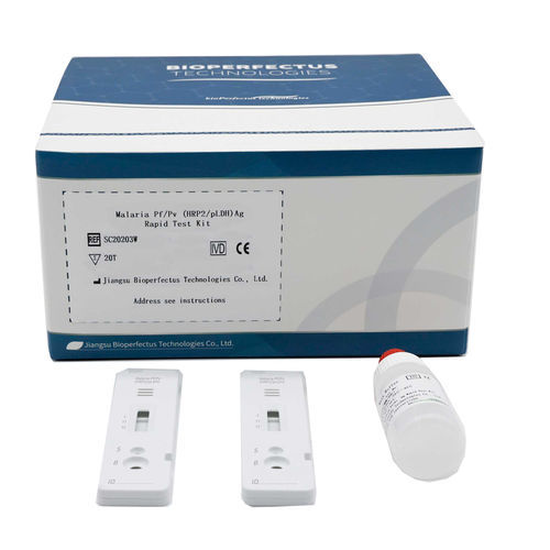 Kit de teste da malária - SC20204W series - Jiangsu Bioperfectus Technologies Co., Ltd. - para doenças infecciosas / de lactato desidrogenase / de Plasmodium