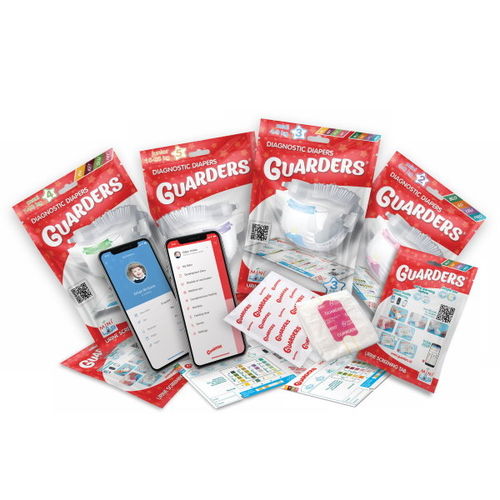 Kit de teste de urina - Diagnostic Diapers® MiniLab® - Guarders Diagnostics SA - para doenças infecciosas / de densidade / de pH
