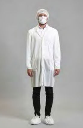 Jaleco hospitalar unissexo - SP02- PO1 - Pointex - XL / L / M