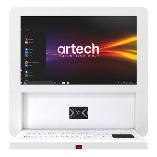 Computador médico Intel® Celeron J1900 - HBPC-421  - ÇİZGİ TEKNOLOJİ ELEKTRONİK TASARIM VE ÜRETİM A.Ş. - de rastreamento de dados / para serviço de cuidados intensivos / com tecnologia RFID