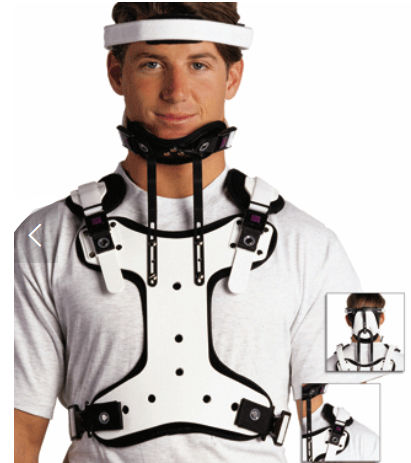 Órtese cérvico-torácica - Boundless Biomechanical Bracing - do tipo "HALO"