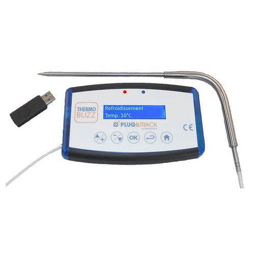 Registrador de dados de temperatura - ThermoBuzz - PROGES PLUS - de rastreabilidade / USB / com sonda