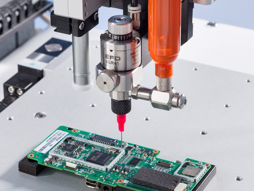 Microválvula de microdosagem - xQR41 MicroDot™ - Nordson EFD - de dosagem de fluidos / de agulha / de pequenas dimensões