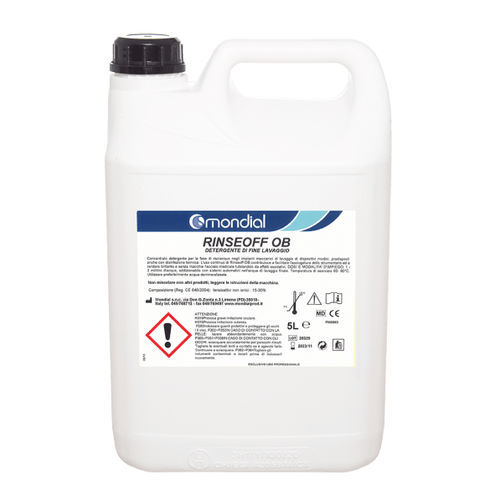 Detergente lubrificante - RINSEOFF OB - Mondial - líquido / 5.000 ml / para instrumentos médico-hospitalares