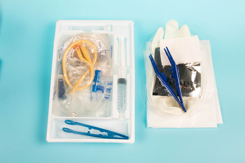 Kit de sondagem vesical - Nanchang Kanghua Health Material Co.,Ltd - descartável / com luvas
