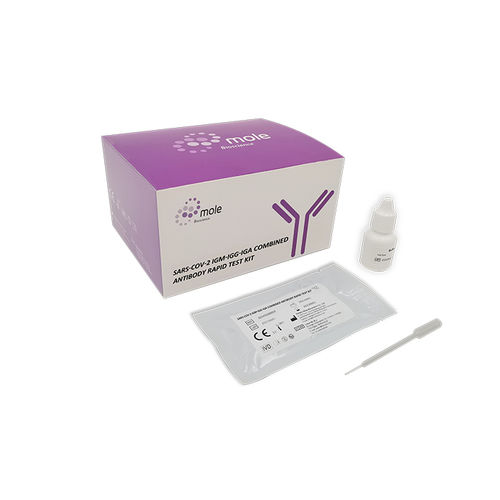 Kit de teste de COVID-19 - R214T020B0C0 - Jiangsu Mole Bioscience - IgA / de IgG / de imunoglobulinas M