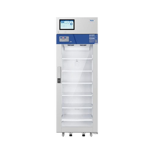 Refrigerador para farmácia - HYC-509R - Haier Biomedical - vertical / com 1 porta / com porta de vidro