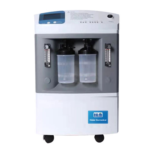 Concentrador de oxigênio médico-hospitalar - JAY-10W - Haier Biomedical - com rodízios / de fluxo contínuo / com 2 reservatórios