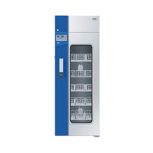 Refrigerador de laboratório - HXC-279 - Haier Biomedical - para banco de sangue / vertical / móvel