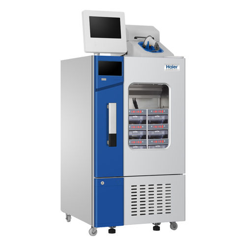 Refrigerador de laboratório - HXC series - Haier Biomedical - para banco de sangue / vertical / com 1 porta