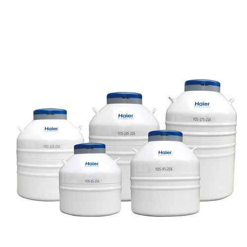 Container em alumínio - YDS series - Haier Biomedical - para nitrogênio líquido / a vácuo / de grandes dimensões