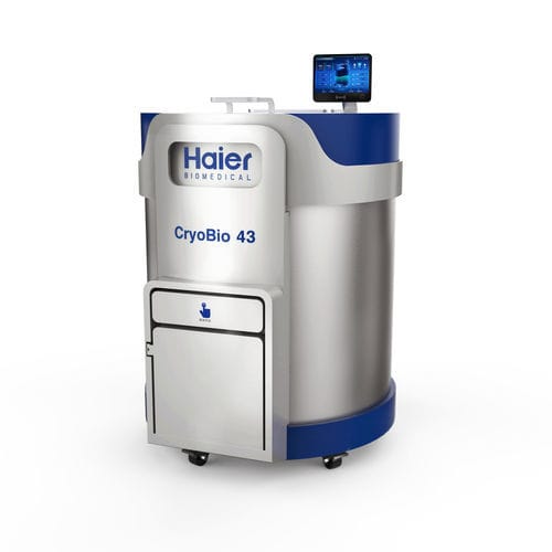 Tanque de criopreservação para histopatologia - CryoBio 43 - Haier Biomedical - para medicina legal / para biobanco
