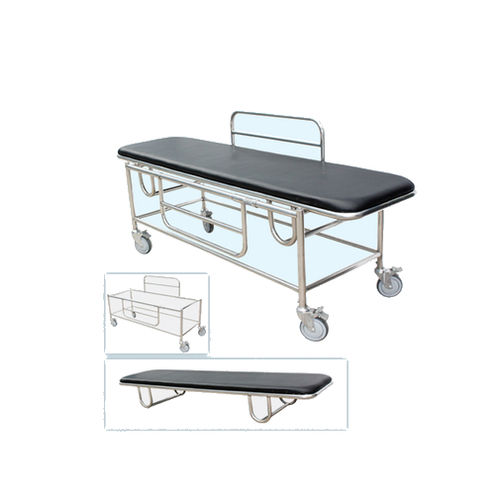 Carro-maca de transporte - MBM-0XE  - jia mei medical products co.,ltd - manual / dobrável / não articulado